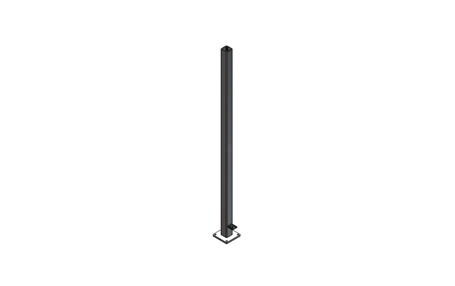 Surface Mounted Picket Railing Posts