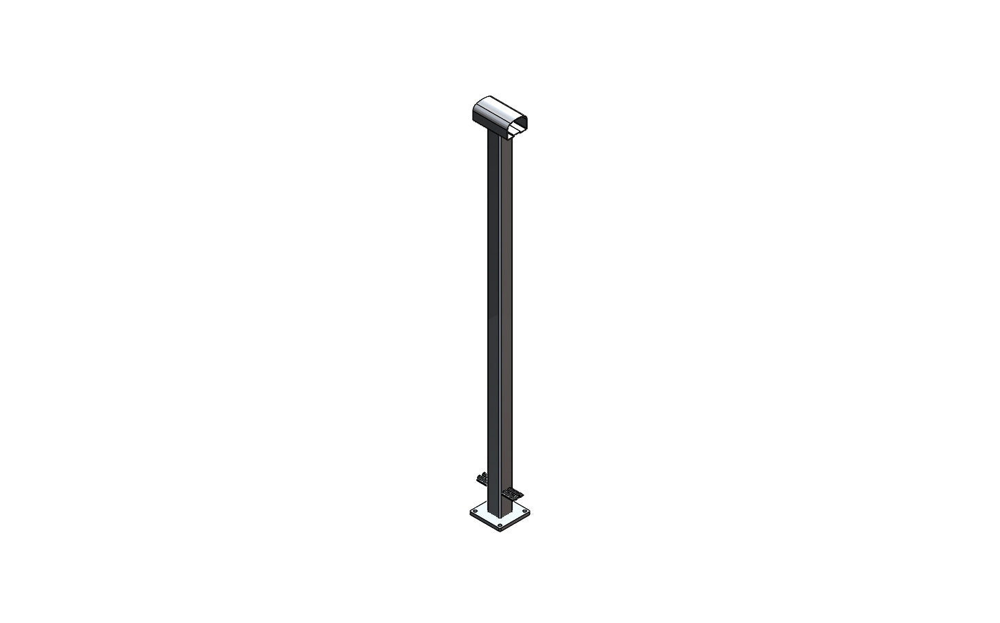 Surface Mounted Picket Railing Posts