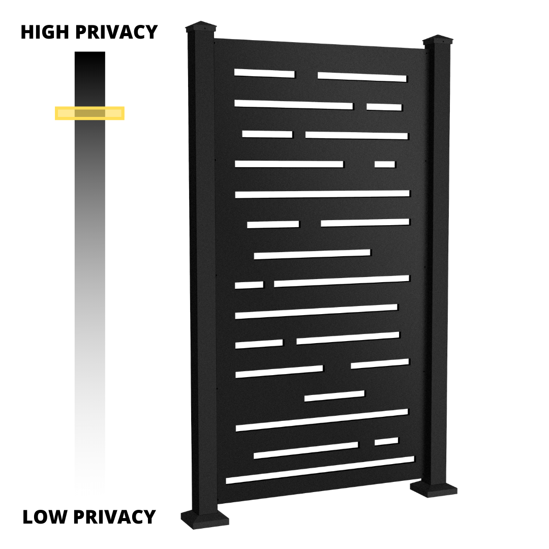 Blurrier Lines Privacy Screen