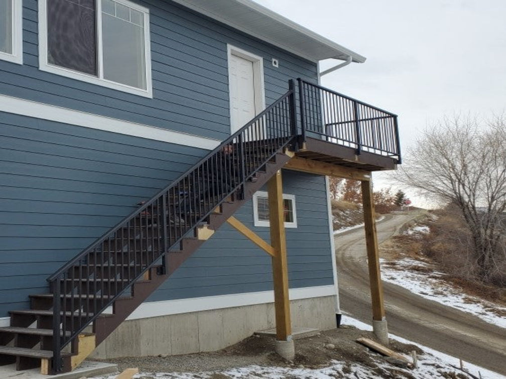 Surface Mounted Picket Railing Posts