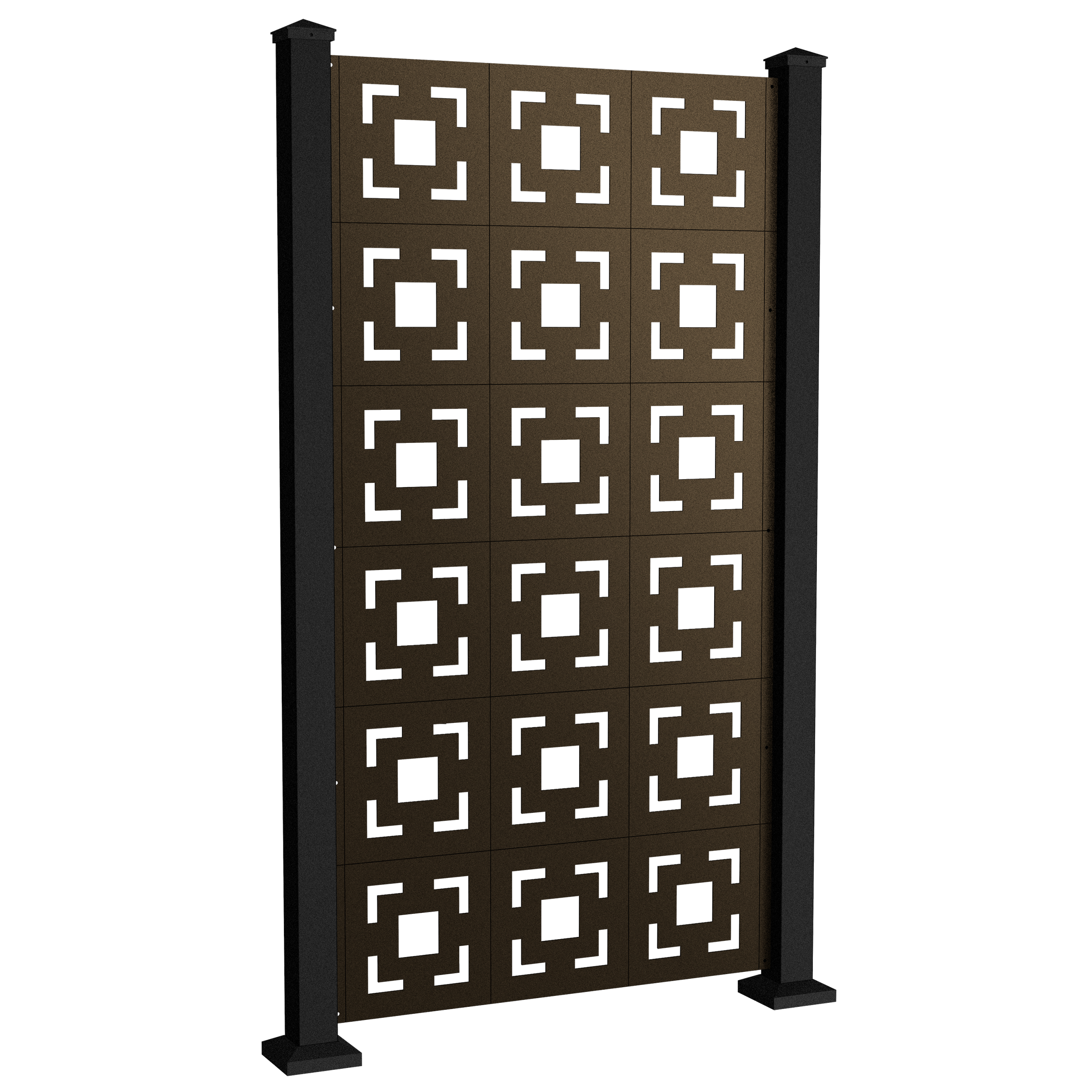 Cinder Block Privacy Screen