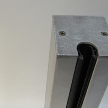 Topless Glass End Posts