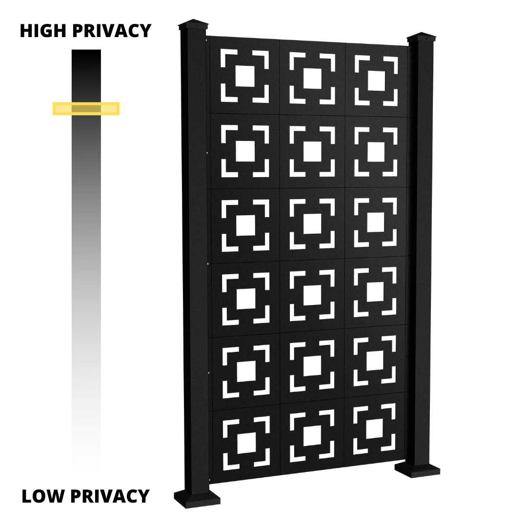 Cinder Block Privacy Screen