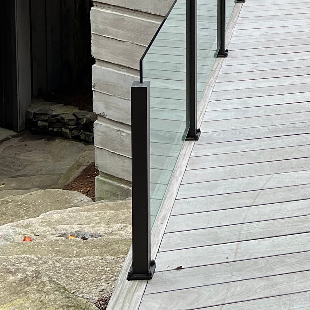 Topless Glass End Posts